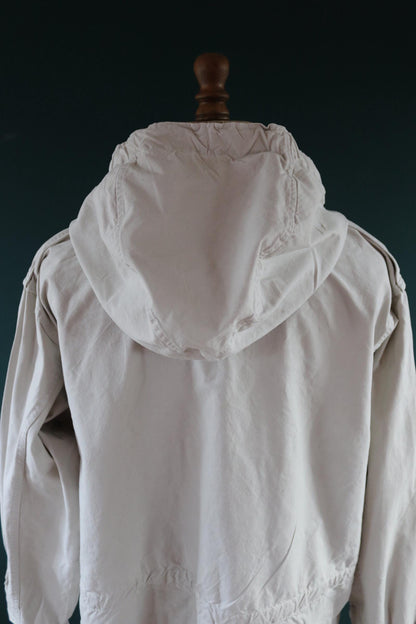 Vintage 1960s Swedish snow blouse smock - snoblus - military anorak - 56” chest