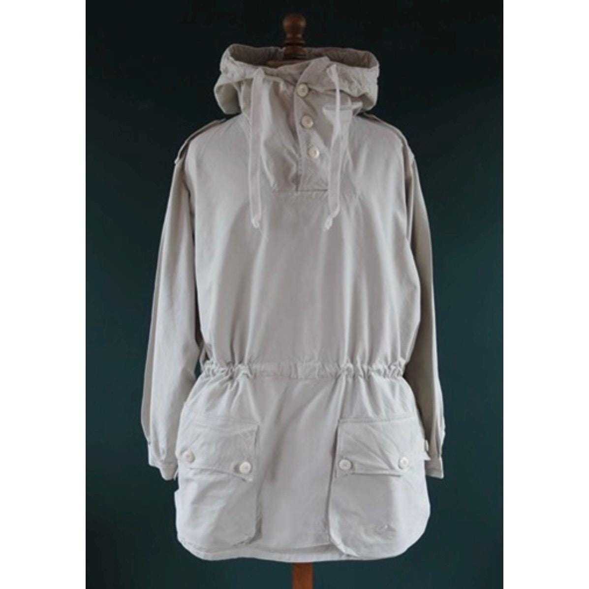 Vintage 1960s Swedish snow blouse smock - snoblus - military anorak - 56” chest