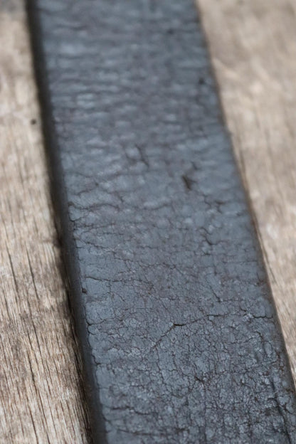 Vintage 1930s Swedish military leather belt - 1940s brown hand stitched belt - 30" 32” 34” 35"