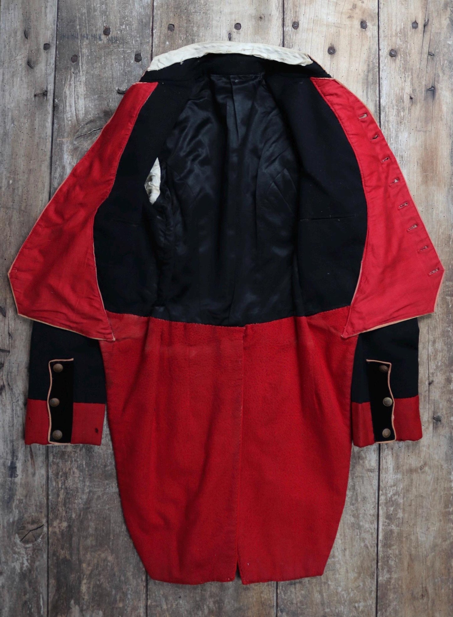 Vintage 1920s French theatre costume - antique opera jacket - military dragoon tail coat - 36” chest