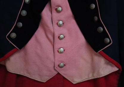Vintage 1920s French theatre costume - antique opera jacket - military dragoon tail coat - 36” chest