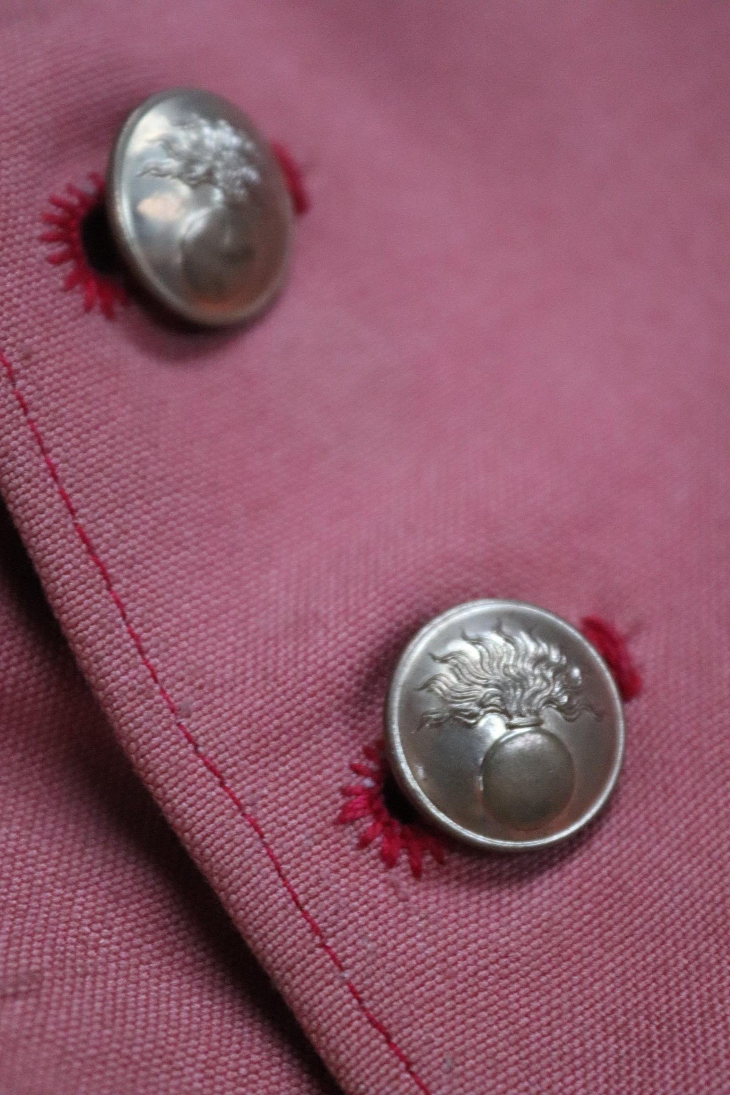 Vintage 1920s French theatre costume - antique opera jacket - military dragoon tail coat - 36” chest