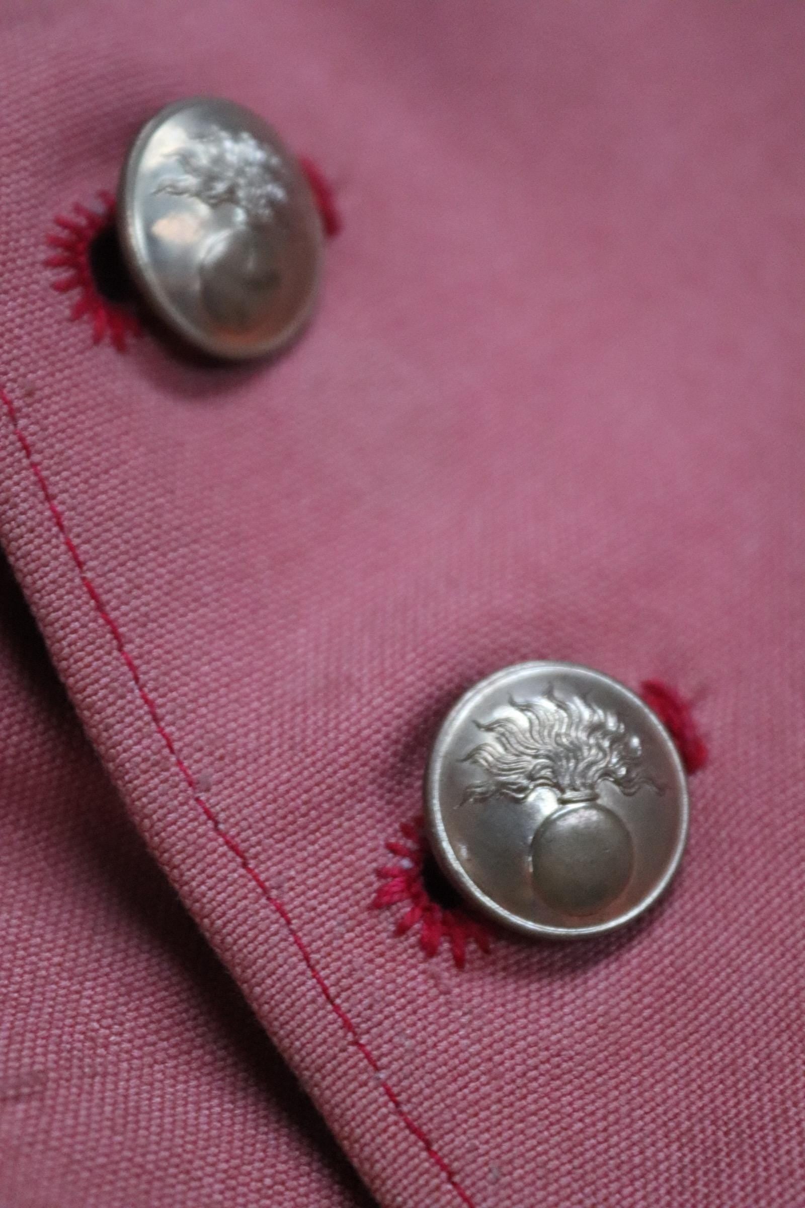 Vintage 1920s French theatre costume - antique opera jacket - military dragoon tail coat - 36” chest