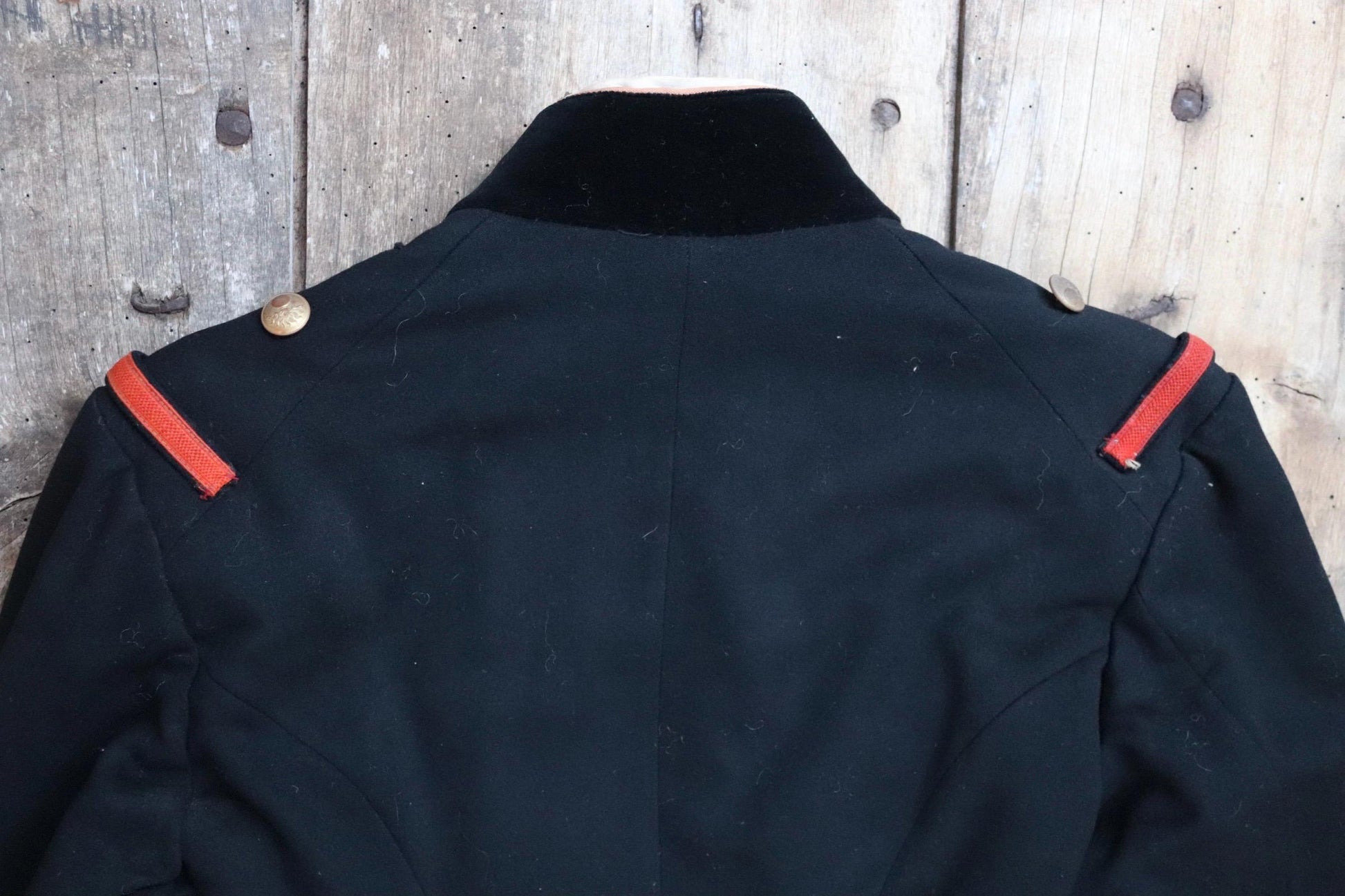 Vintage 1920s French theatre costume - antique opera jacket - military dragoon tail coat - 36” chest