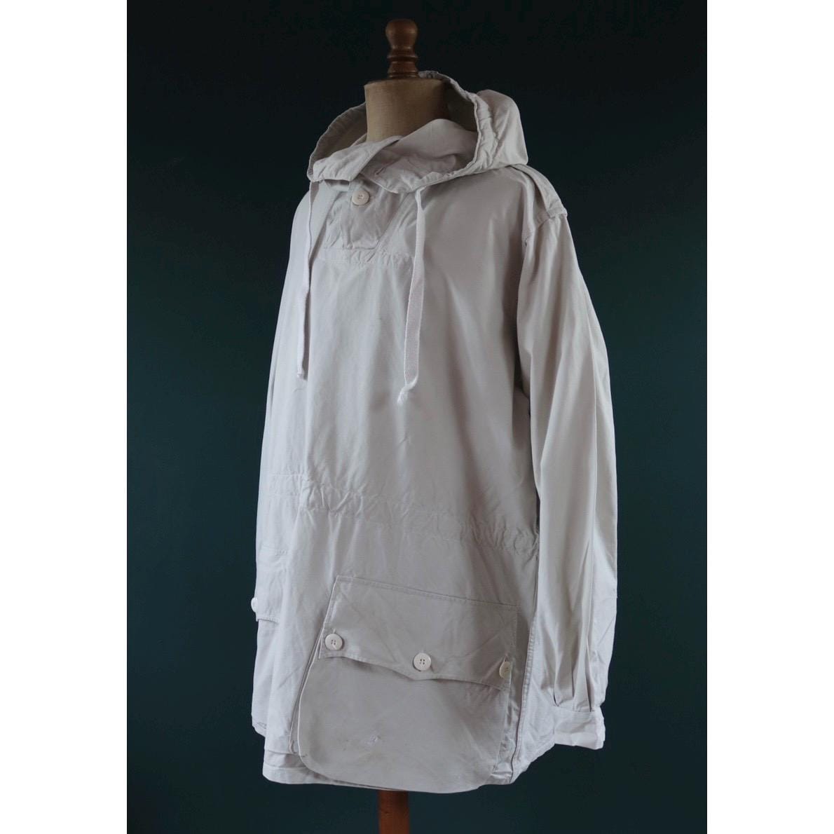 Vintage 1960s Swedish snow blouse smock - snoblus - military anorak - 56” chest