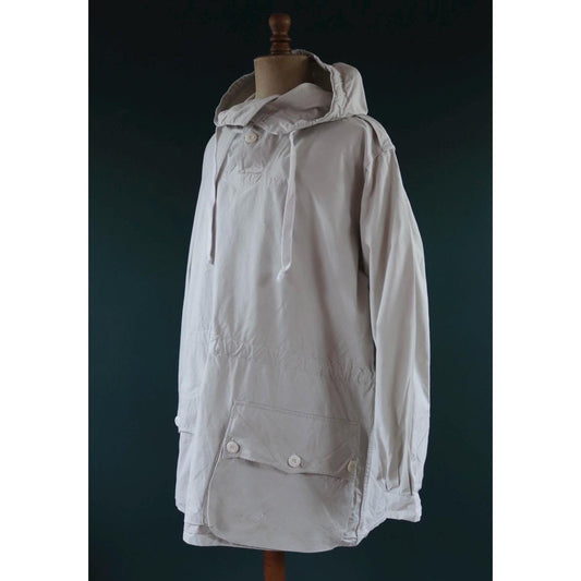 Vintage 1960s Swedish snow blouse smock - snoblus - military anorak - 56” chest