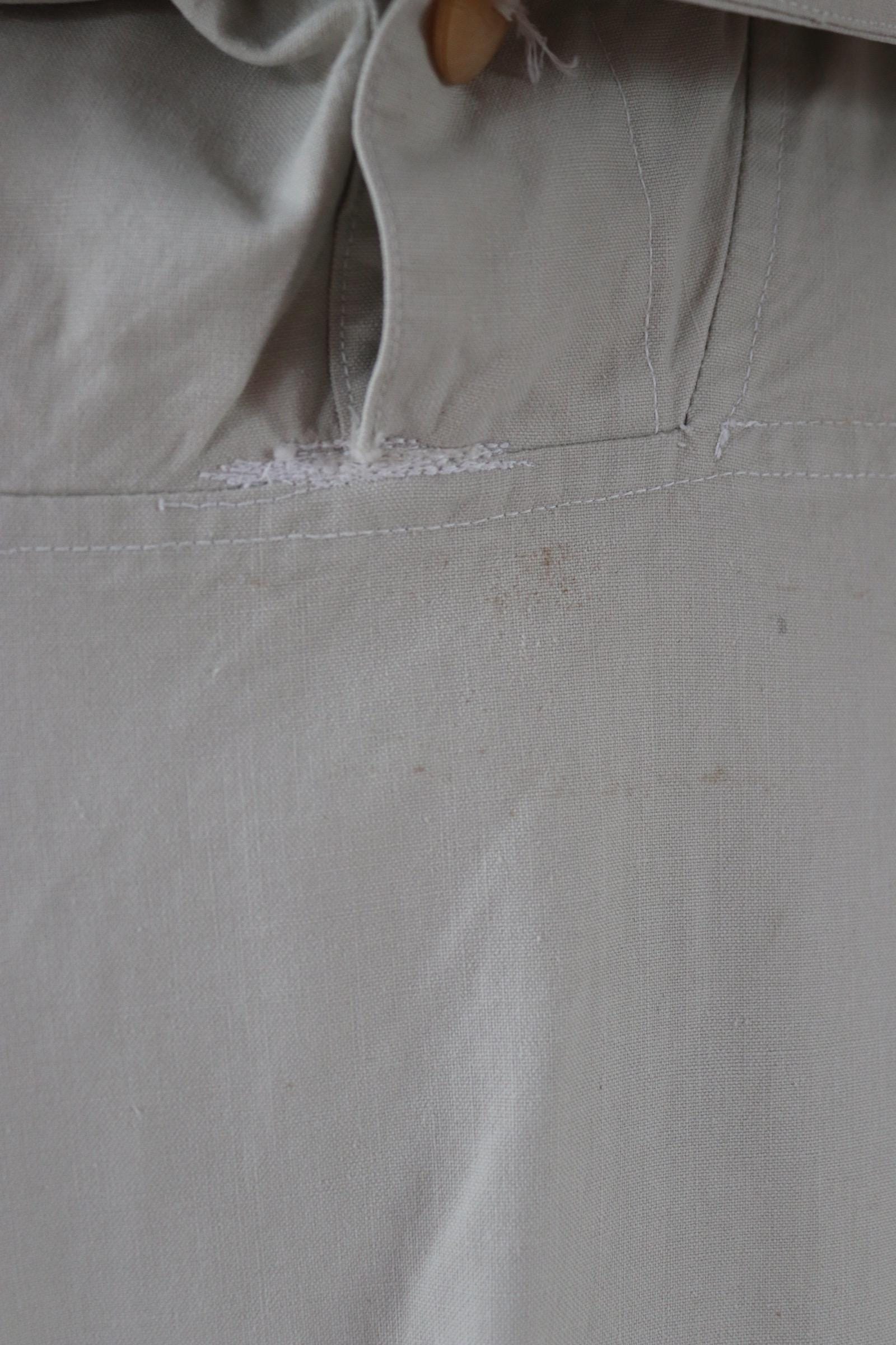 Vintage 1960s Swedish snow blouse smock - snoblus - military anorak - 56” chest