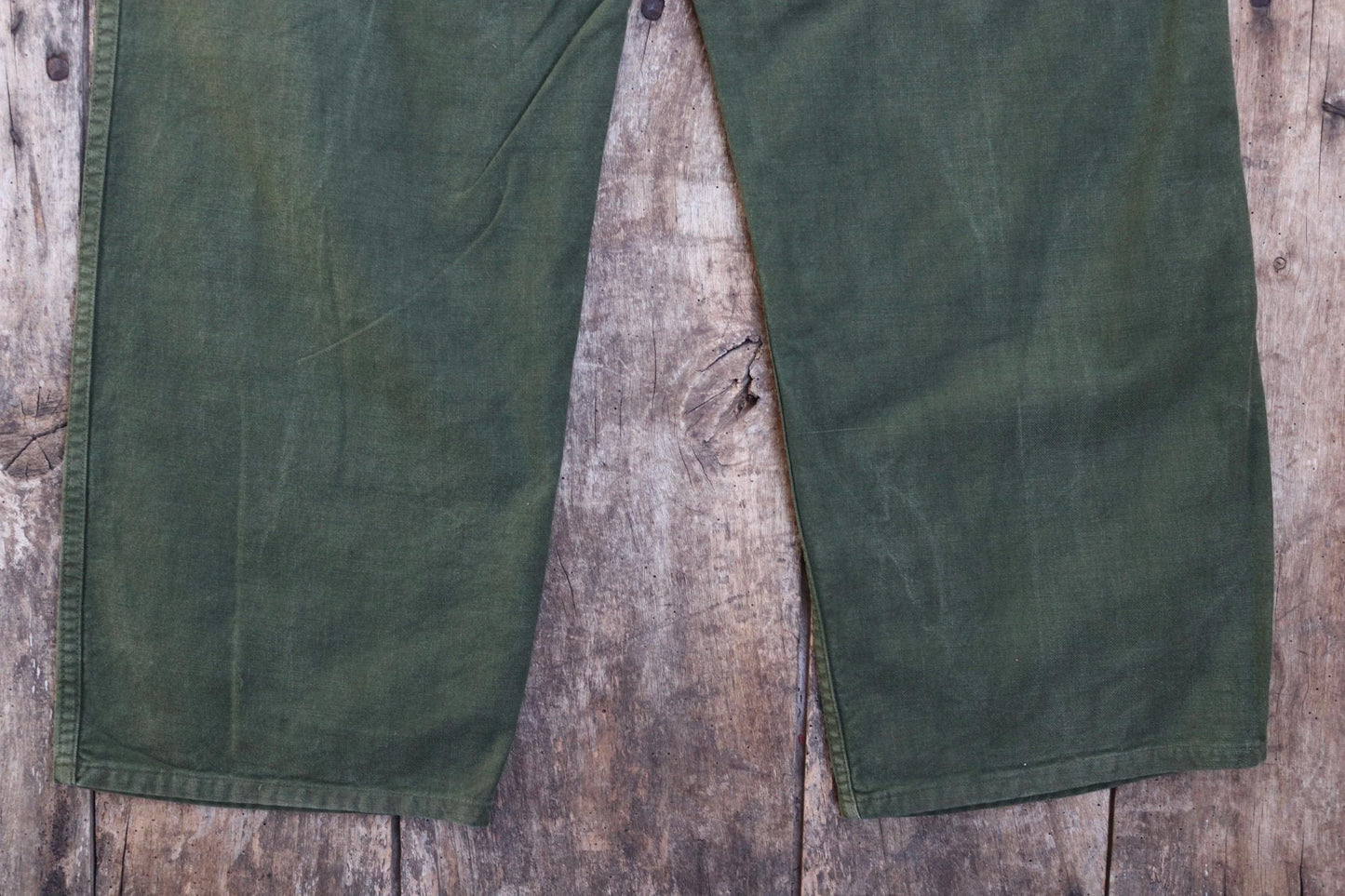 Vintage 1940s Swedish workwear trousers - WW2 utility chore pants - buckle back - 31” x 29”