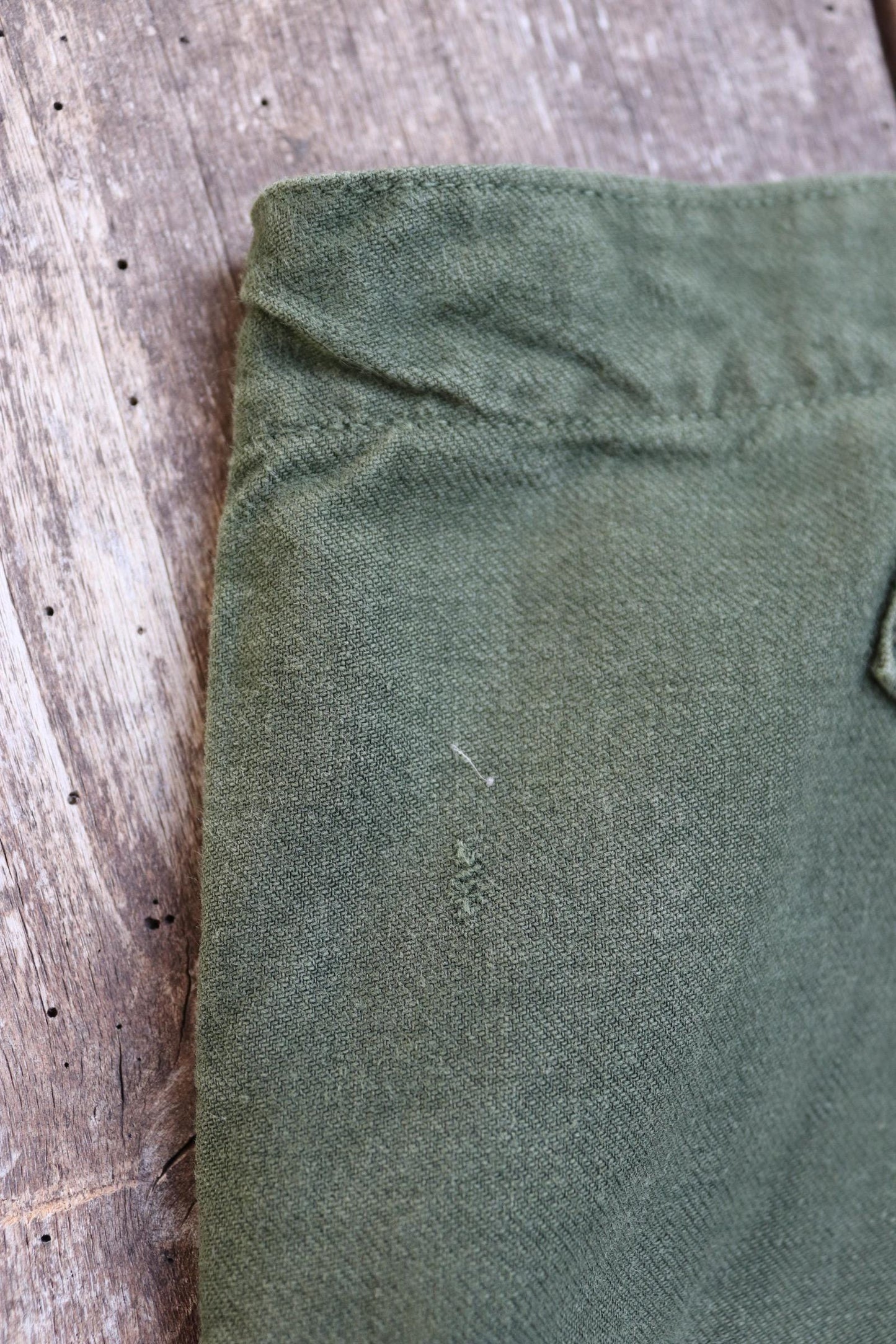 Vintage 1940s Swedish workwear trousers - WW2 utility chore pants - buckle back - 35” x 31”