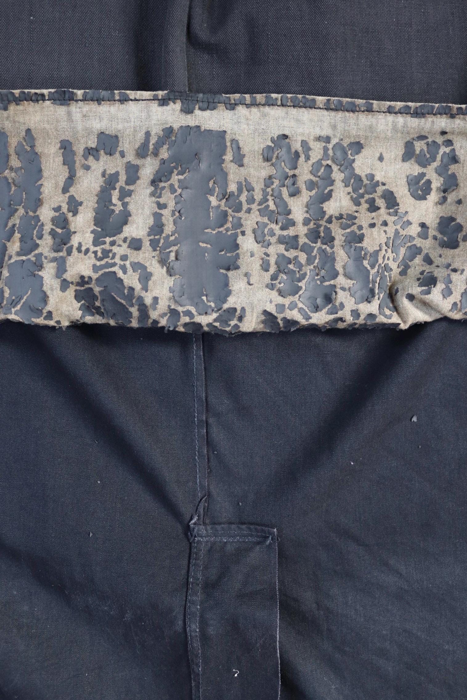 Vintage 1950s firefighter coat - lobster clasp - fireman’s jacket - 52” chest