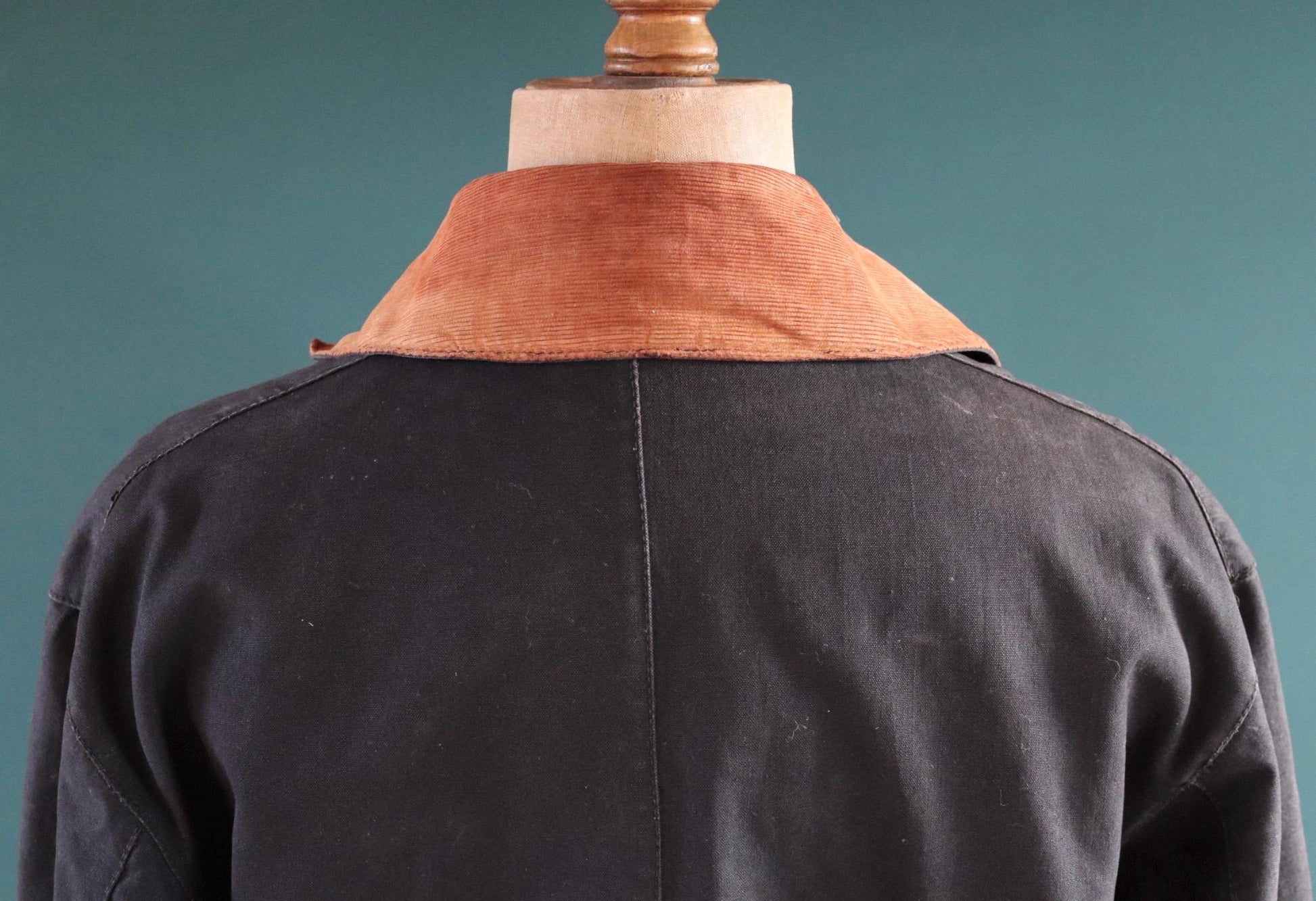 Vintage 1950s firefighter coat - lobster clasp - fireman’s jacket - 52” chest