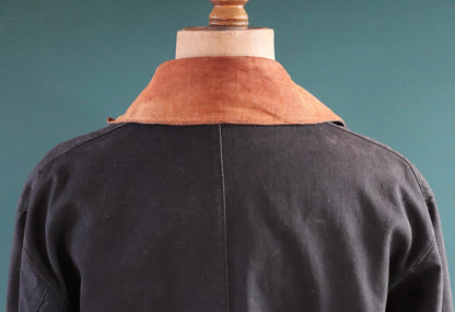 Vintage 1950s firefighter coat - lobster clasp - fireman’s jacket - 52” chest