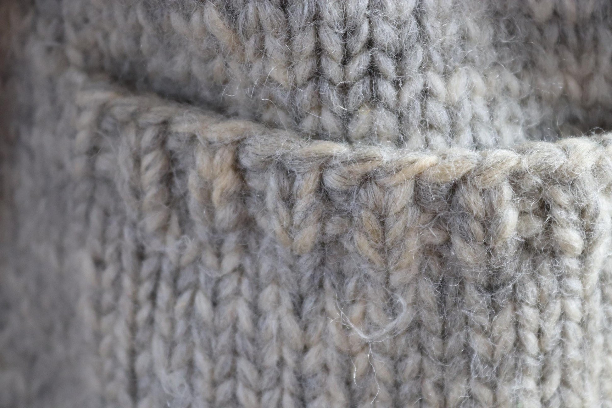 Vintage 1980s Tuak cowichan sweater - chunky wool cardigan - hand knitted jumper - shawl collar - 42” chest