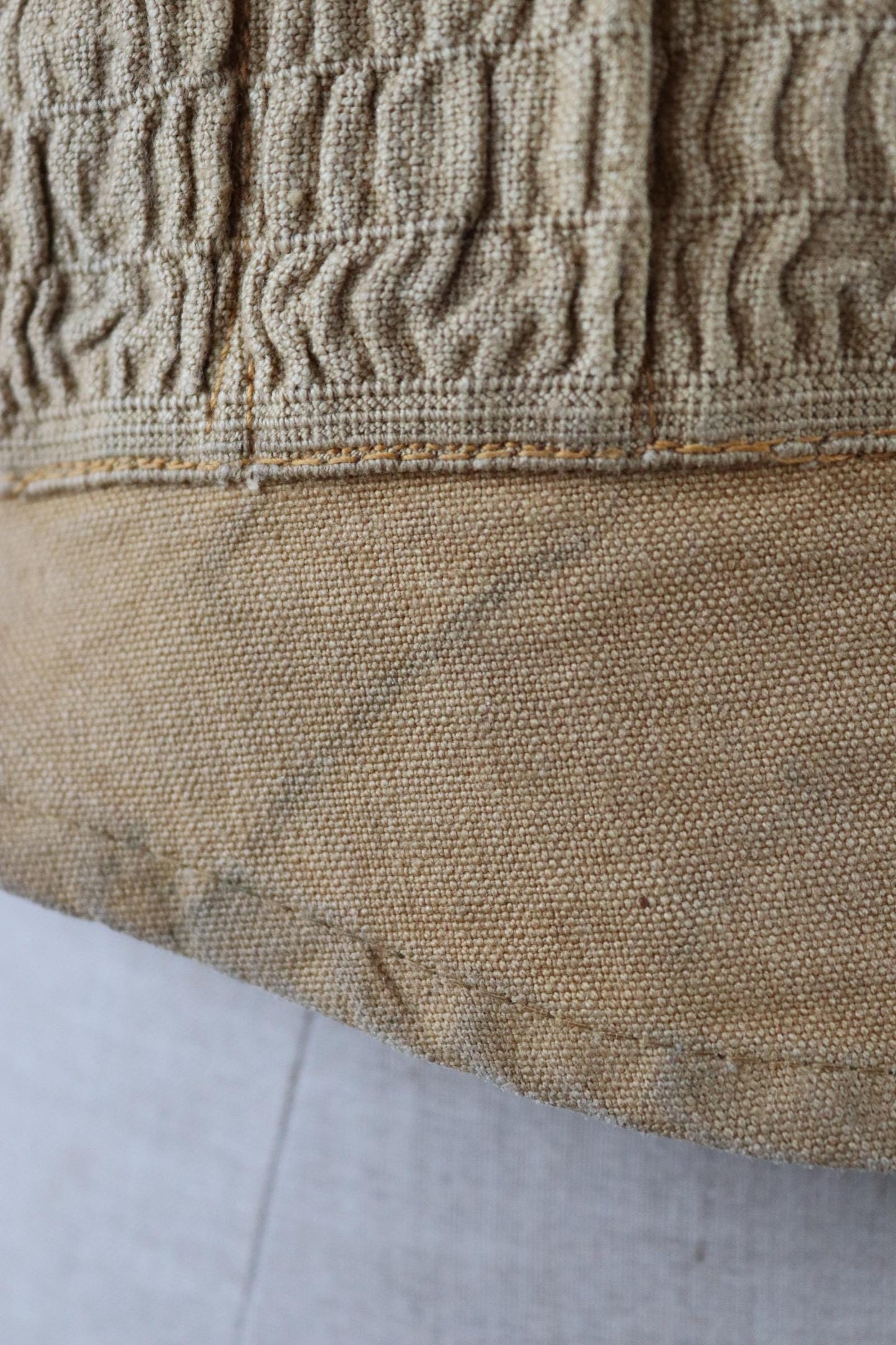 Vintage duck cotton workwear vest - utility waistcoat - 41” chest