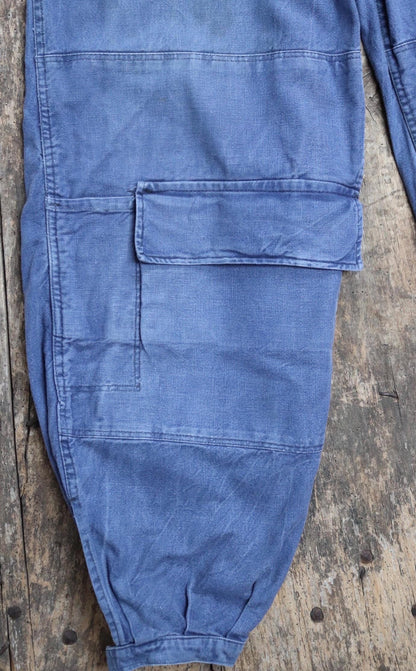 Vintage 1950s Swedish tank crew coveralls - military workwear - boiler suit - 47" x 39" x 30"