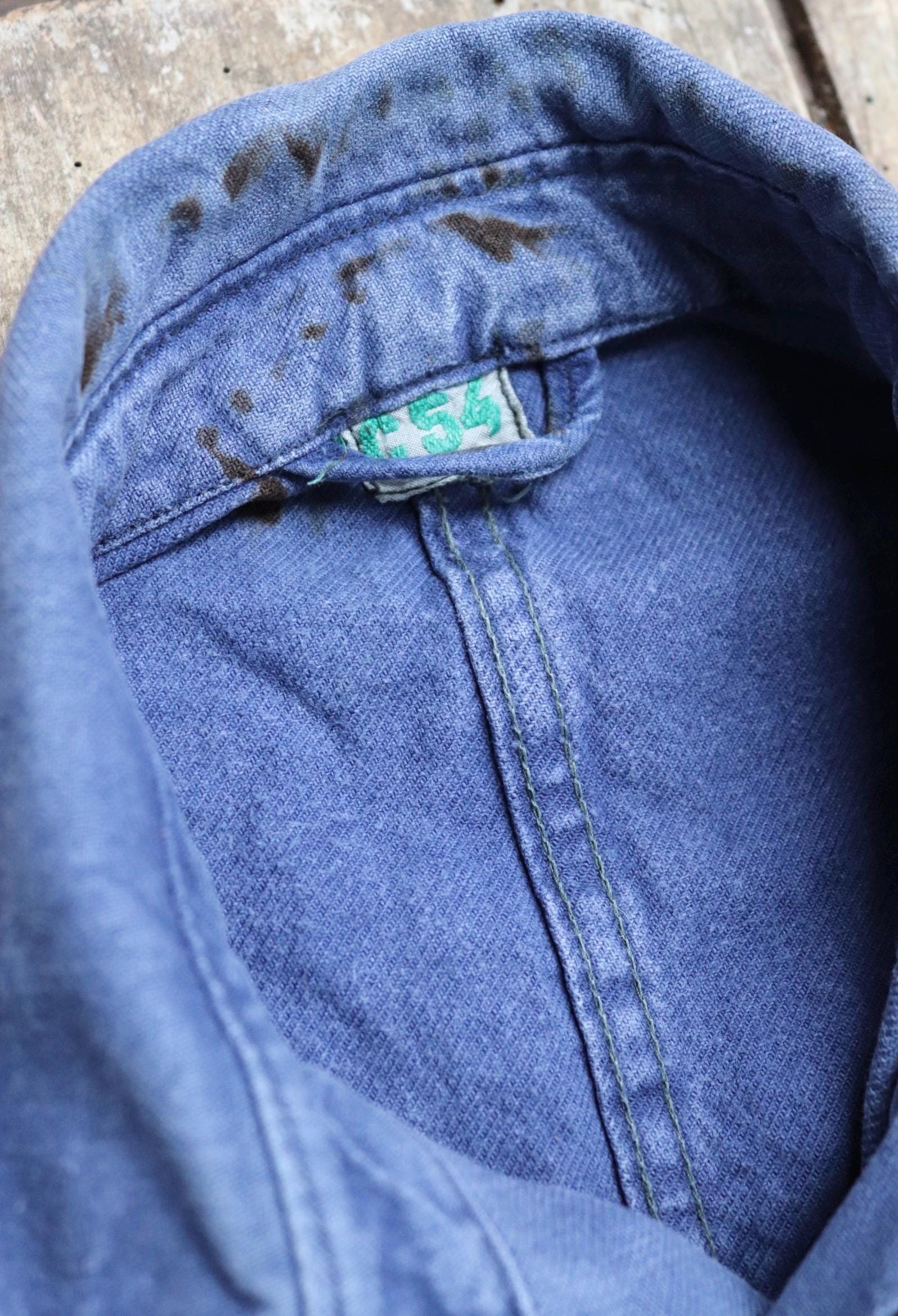 Vintage 1950s Swedish tank crew coveralls - military workwear - boiler suit - 47" x 39" x 30"