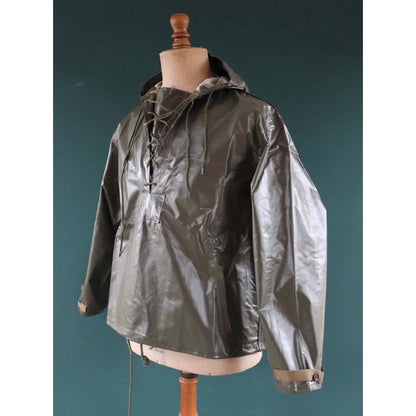 Vintage 1980s Italian Navy smock - deck jacket - foul weather anorak - 48" Chest