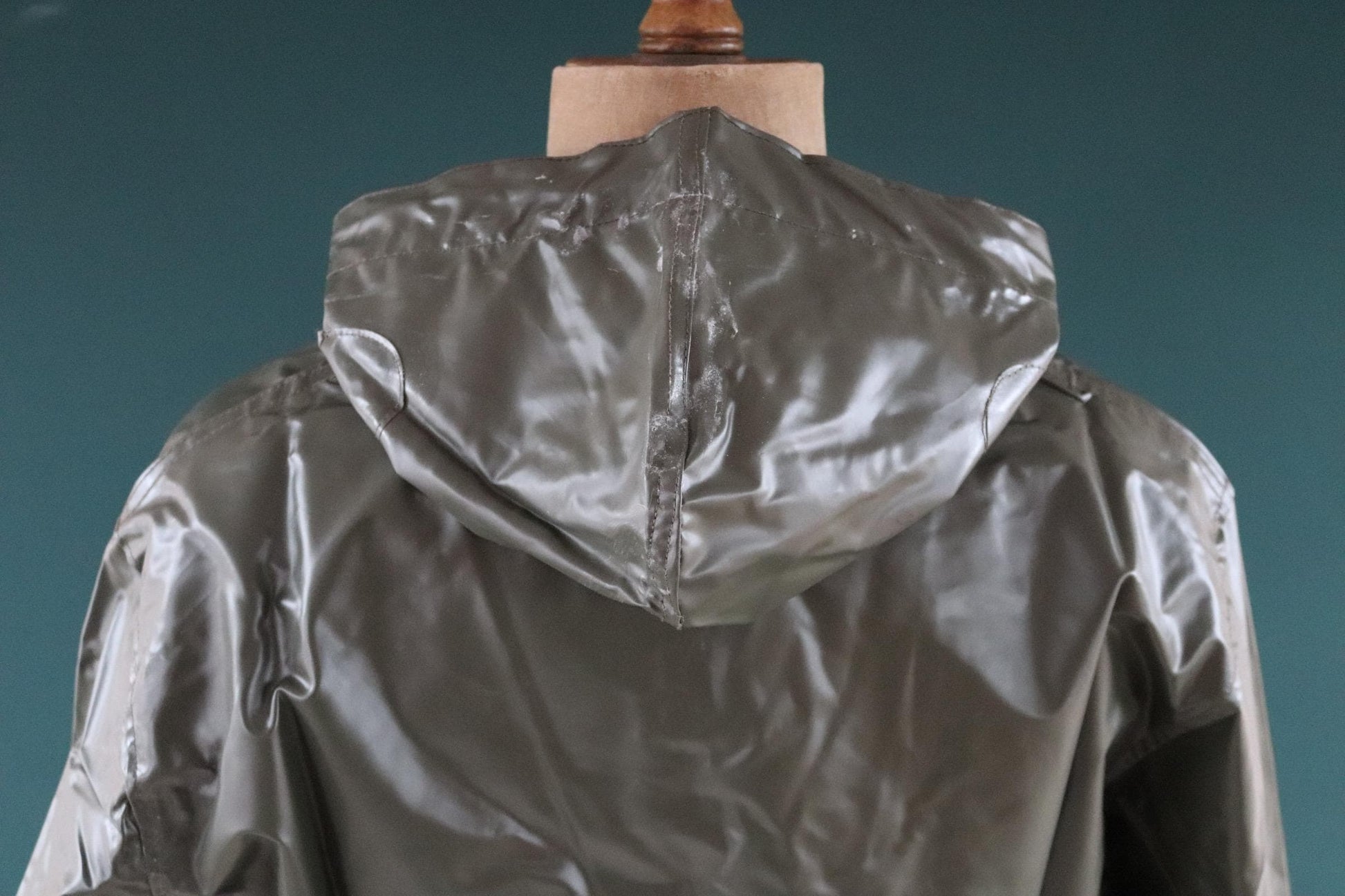 Vintage 1980s Italian Navy smock - deck jacket - foul weather anorak - 48" Chest