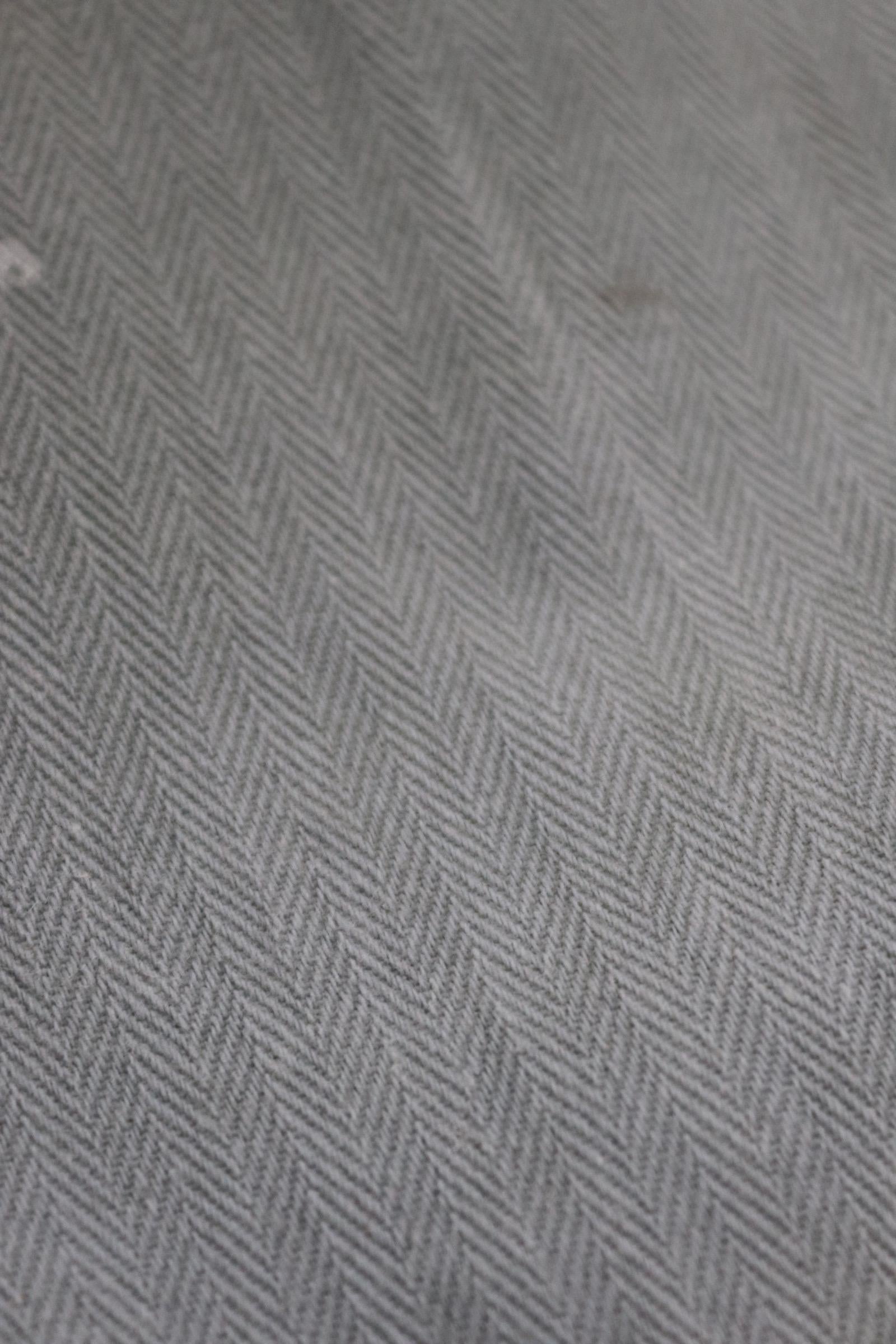 Vintage 1960s French workwear overalls - HBT cotton twill dungarees - 32” x 29”