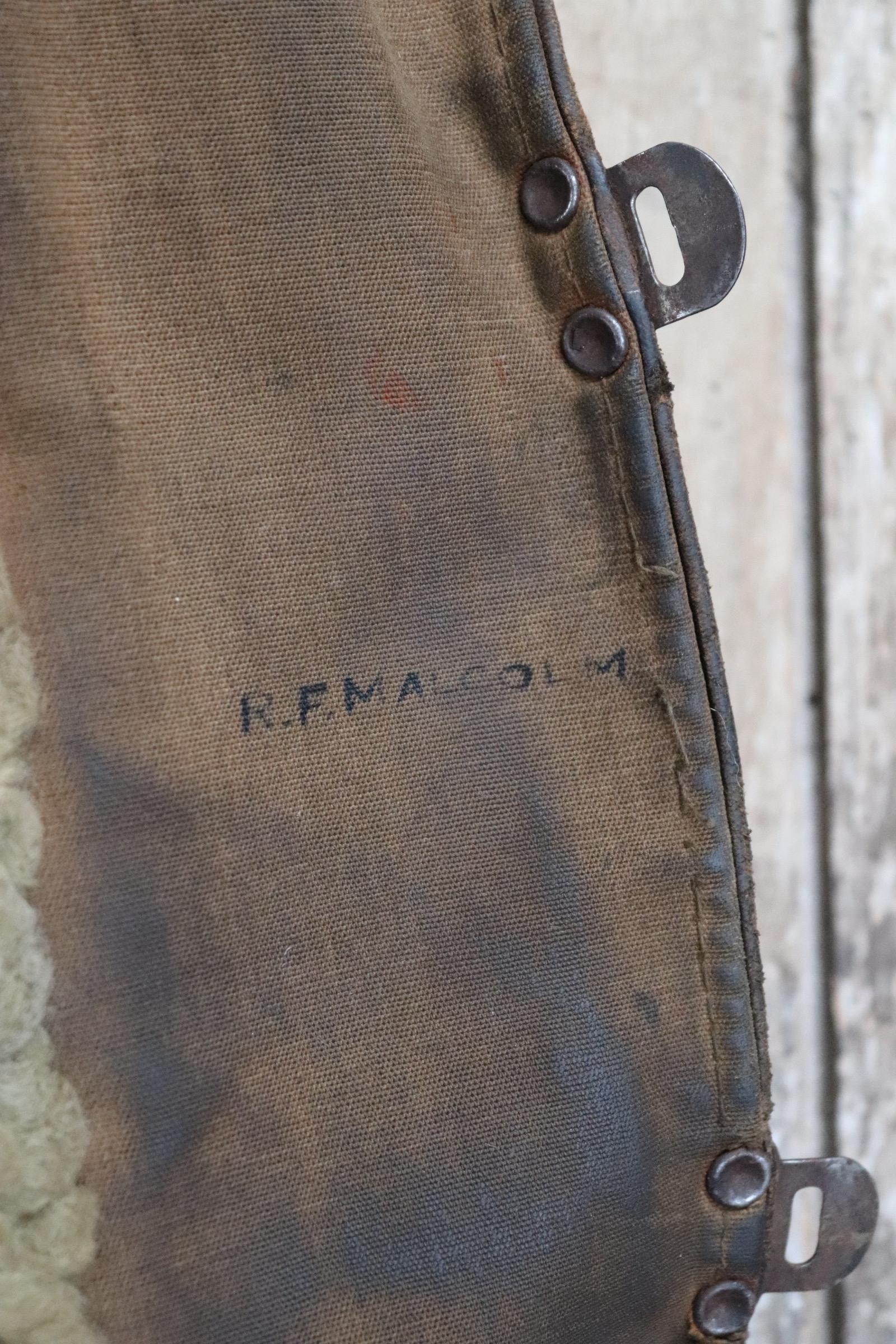 Vintage 1940s British military jerkin - WW2 sheepskin - Tropal coat - RAF vest - horsehide leather waistcoat - 42” chest