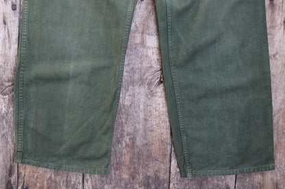 Vintage 1940s Swedish workwear trousers - WW2 utility chore pants - buckle back - 31” x 29”