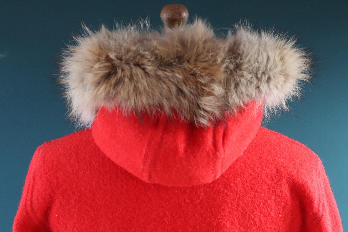 Vintage 1970s embroidered wool coat - Hudsons Bay jacket - Alaskan parka - 40" chest