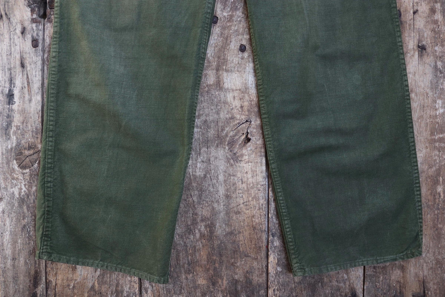 Vintage 1940s Swedish workwear trousers - WW2 utility chore pants - buckle back - 35” x 31”