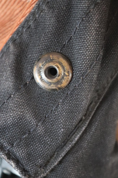 Vintage 1950s firefighter coat - lobster clasp - fireman’s jacket - 52” chest