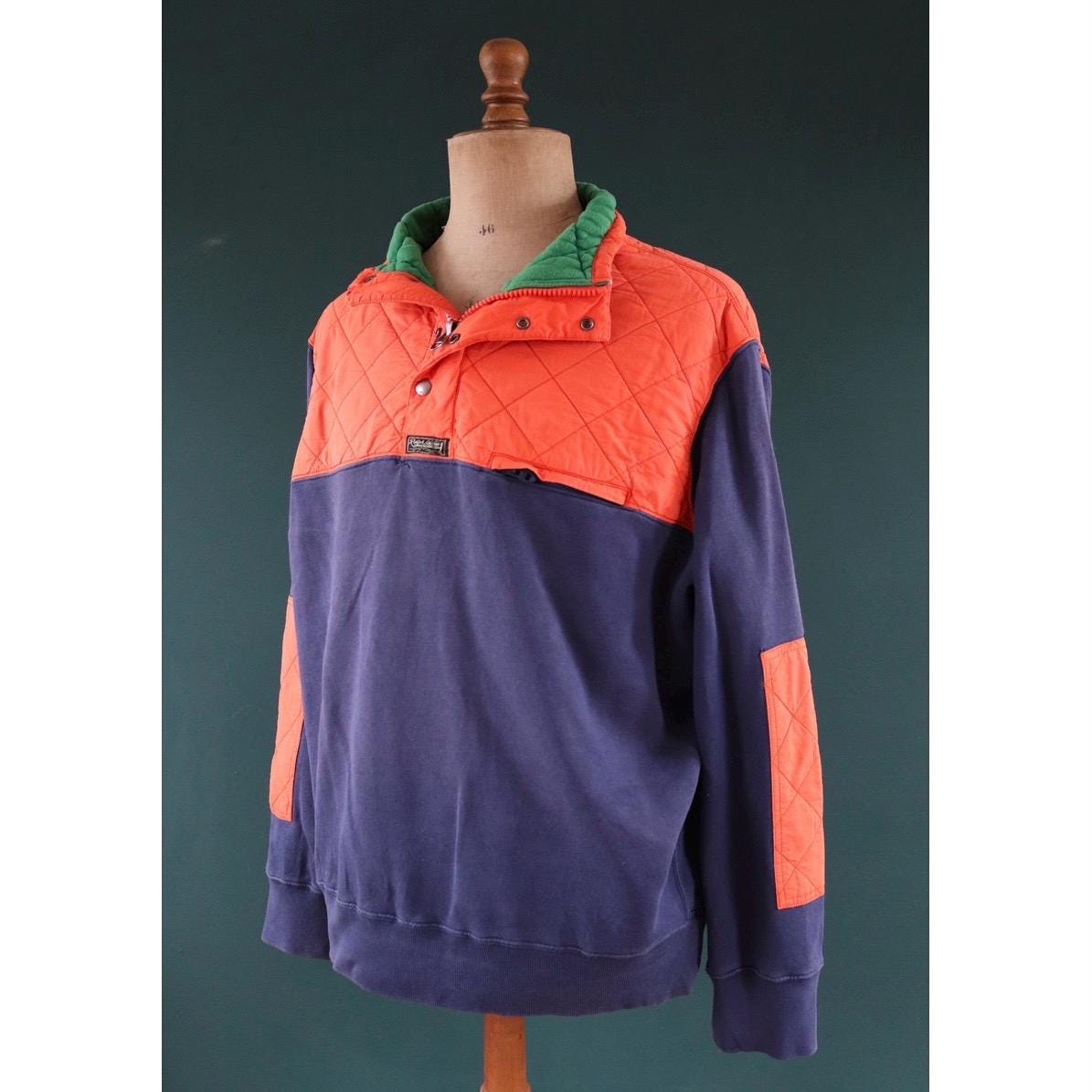 Vintage 1990s Polo Ralph Lauren expedition shirt - gorpcore fashion - mountaineering sweatshirt - 55” chest