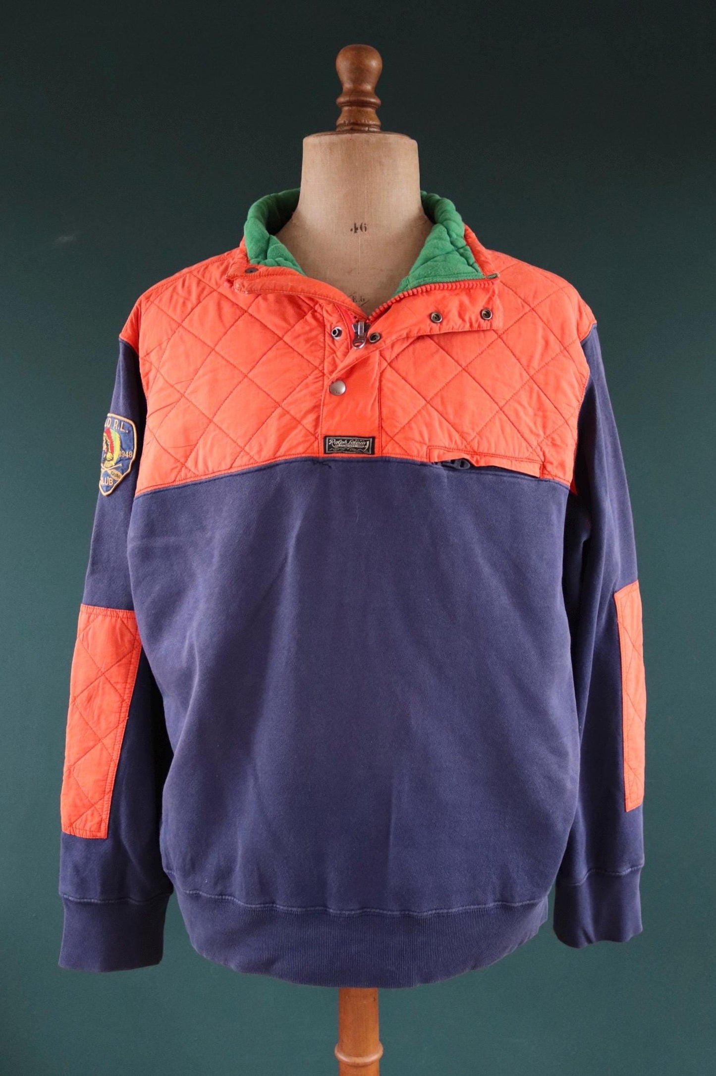 Vintage 1990s Polo Ralph Lauren expedition shirt - gorpcore fashion - mountaineering sweatshirt - 55” chest