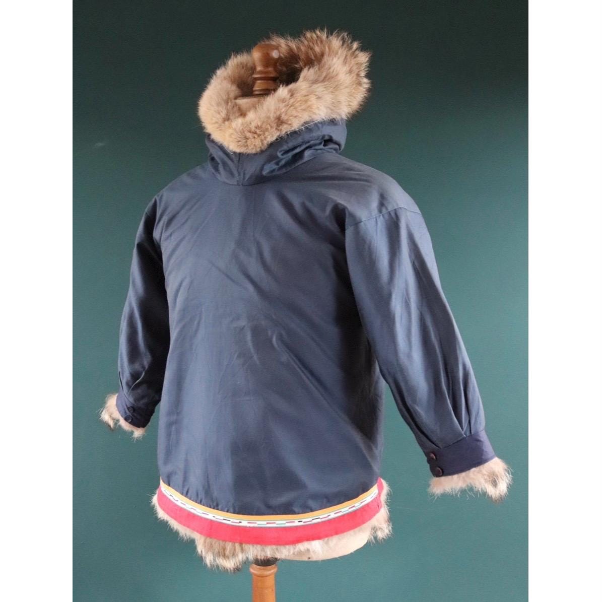 Vintage Indigenous Arctic style anorak - traditional parka - 40" chest