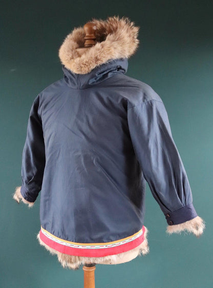 Vintage Indigenous Arctic style anorak - traditional parka - 40" chest