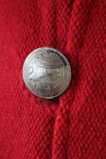 Vintage Chimayo style coat - wool blanket jacket - Toyo Enterprise - 45” chest