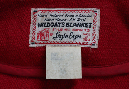 Vintage Chimayo style coat - wool blanket jacket - Toyo Enterprise - 45” chest