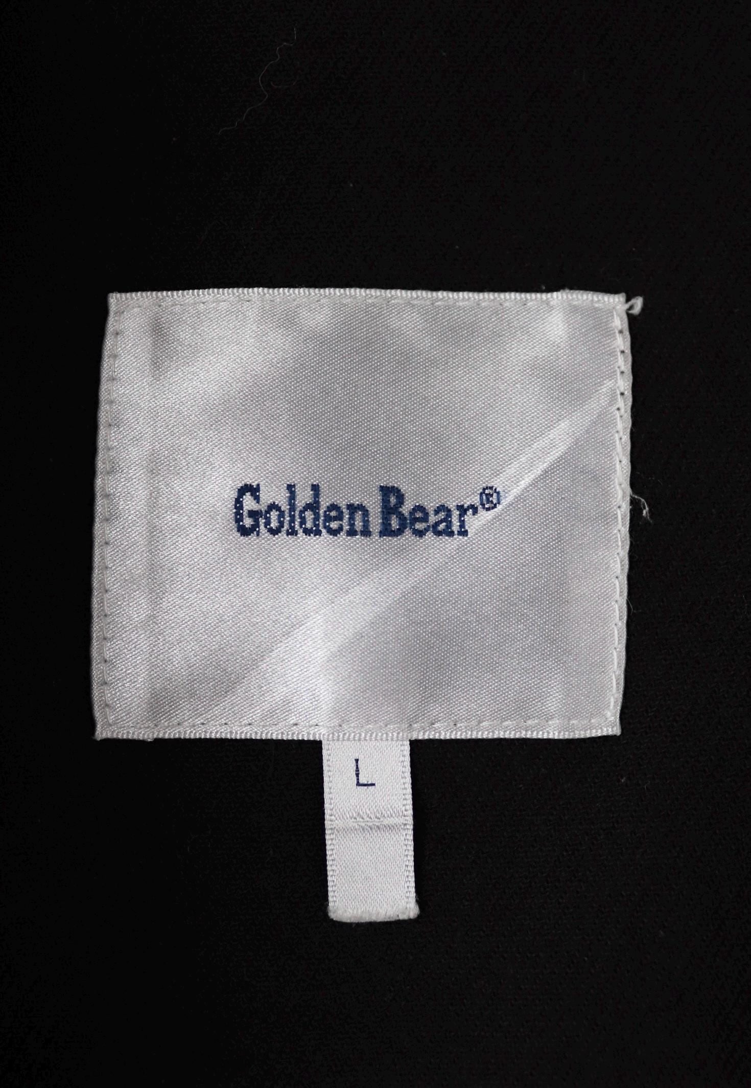 Vintage black cotton workwear jacket - chore coat - Golden Bear - 41" chest