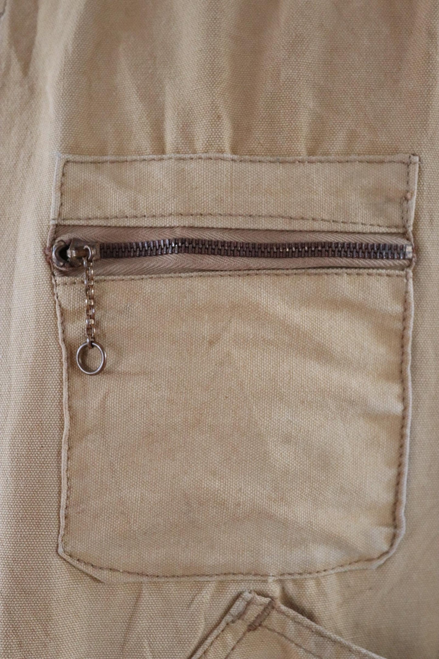 Vintage 1950s canvas hunting jacket - American workwear - chore coat - 48" chest