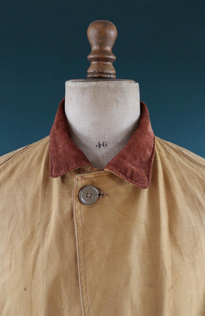 Vintage 1950s canvas hunting jacket - American workwear - chore coat - 50" chest