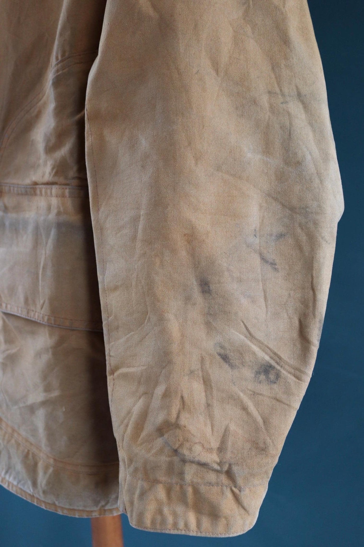 Vintage 1950s canvas hunting jacket - American workwear - chore coat - 50" chest