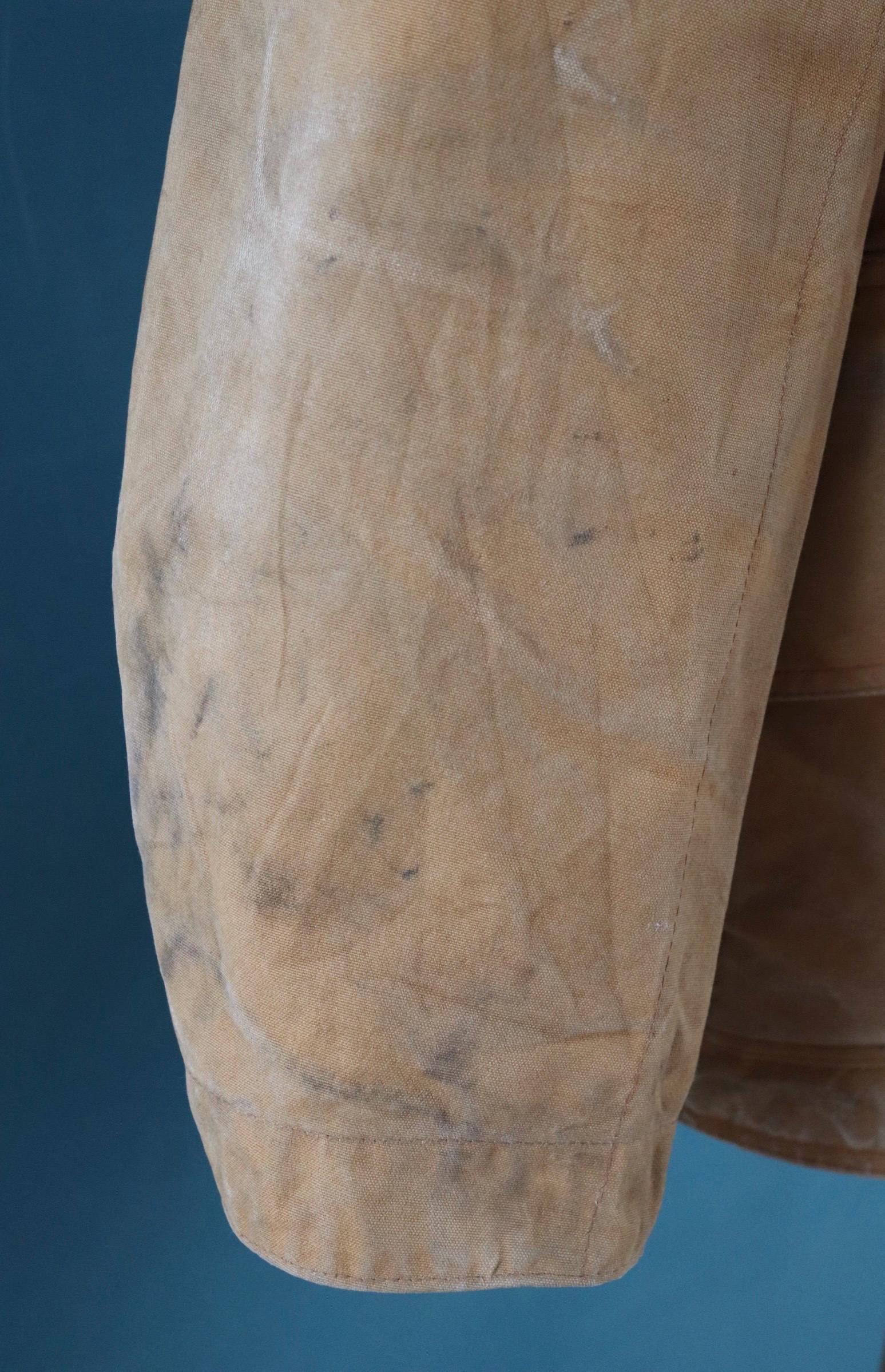 Vintage 1950s canvas hunting jacket - American workwear - chore coat - 50" chest