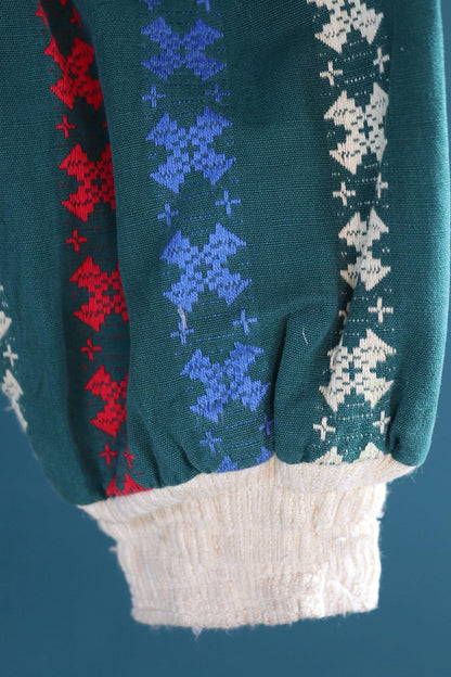 Vintage 1970s crazy print anorak - drizzler jacket - 42” chest - surf windbreaker