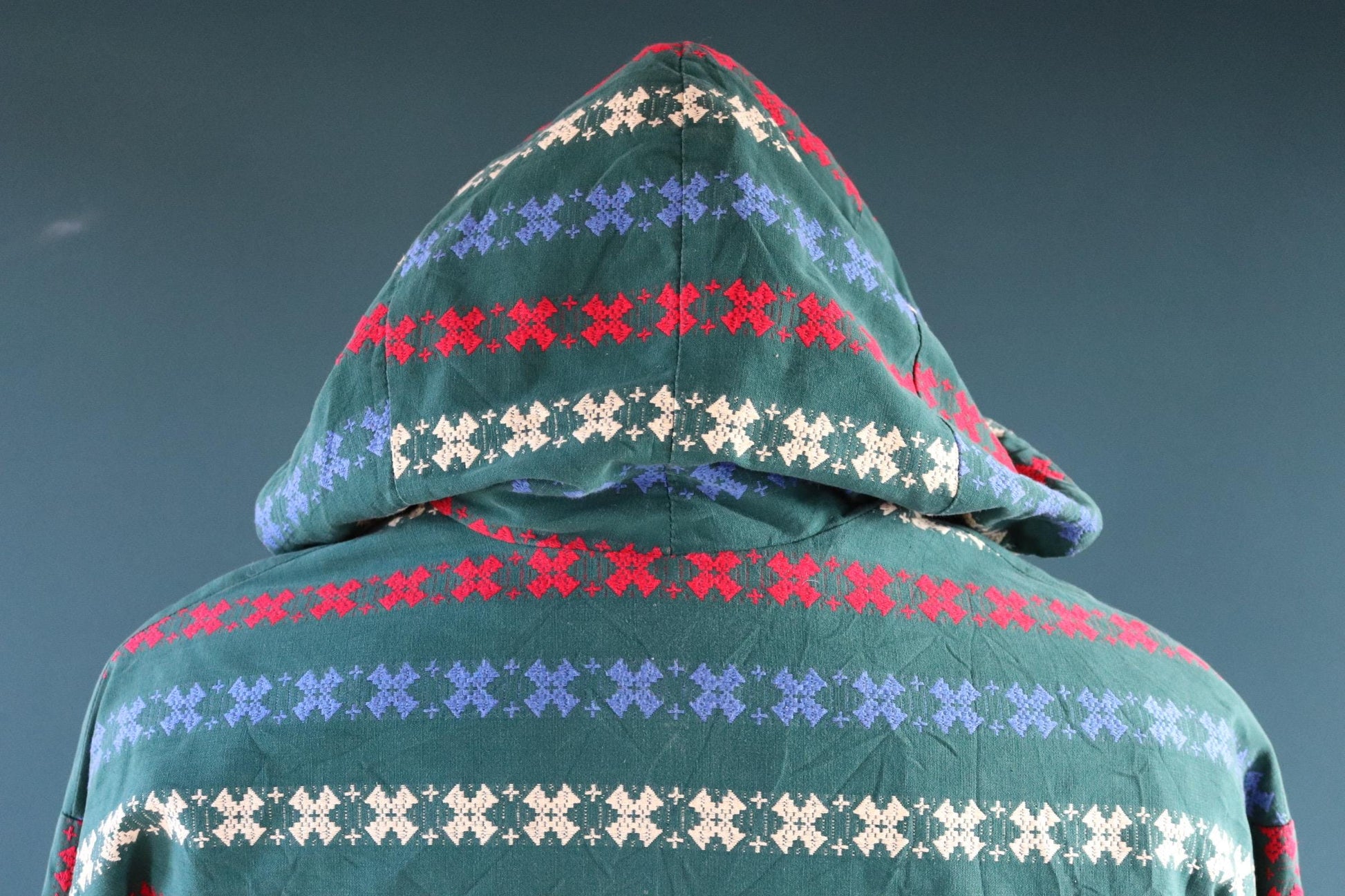 Vintage 1970s crazy print anorak - drizzler jacket - 42” chest - surf windbreaker