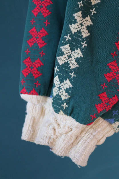 Vintage 1970s crazy print anorak - drizzler jacket - 42” chest - surf windbreaker