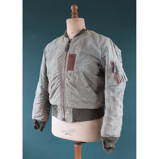 Vintage 1950s USAF MA-1 - Air Force flight jacket - military jacket - MIL-J-8279B - 44" chest