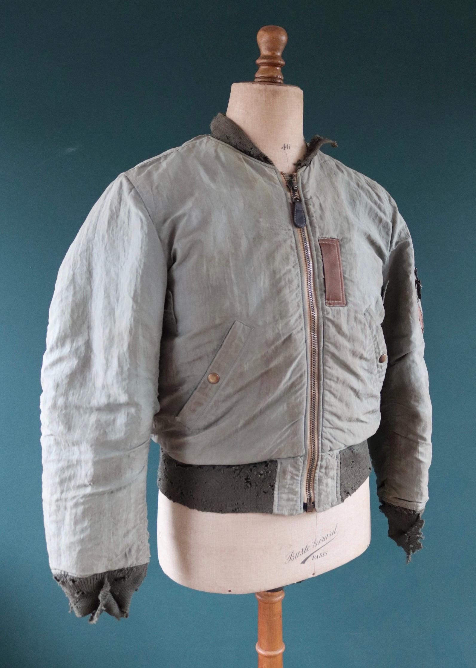 Vintage 1950s USAF MA-1 - Air Force flight jacket - military jacket - MIL-J-8279B - 44" chest