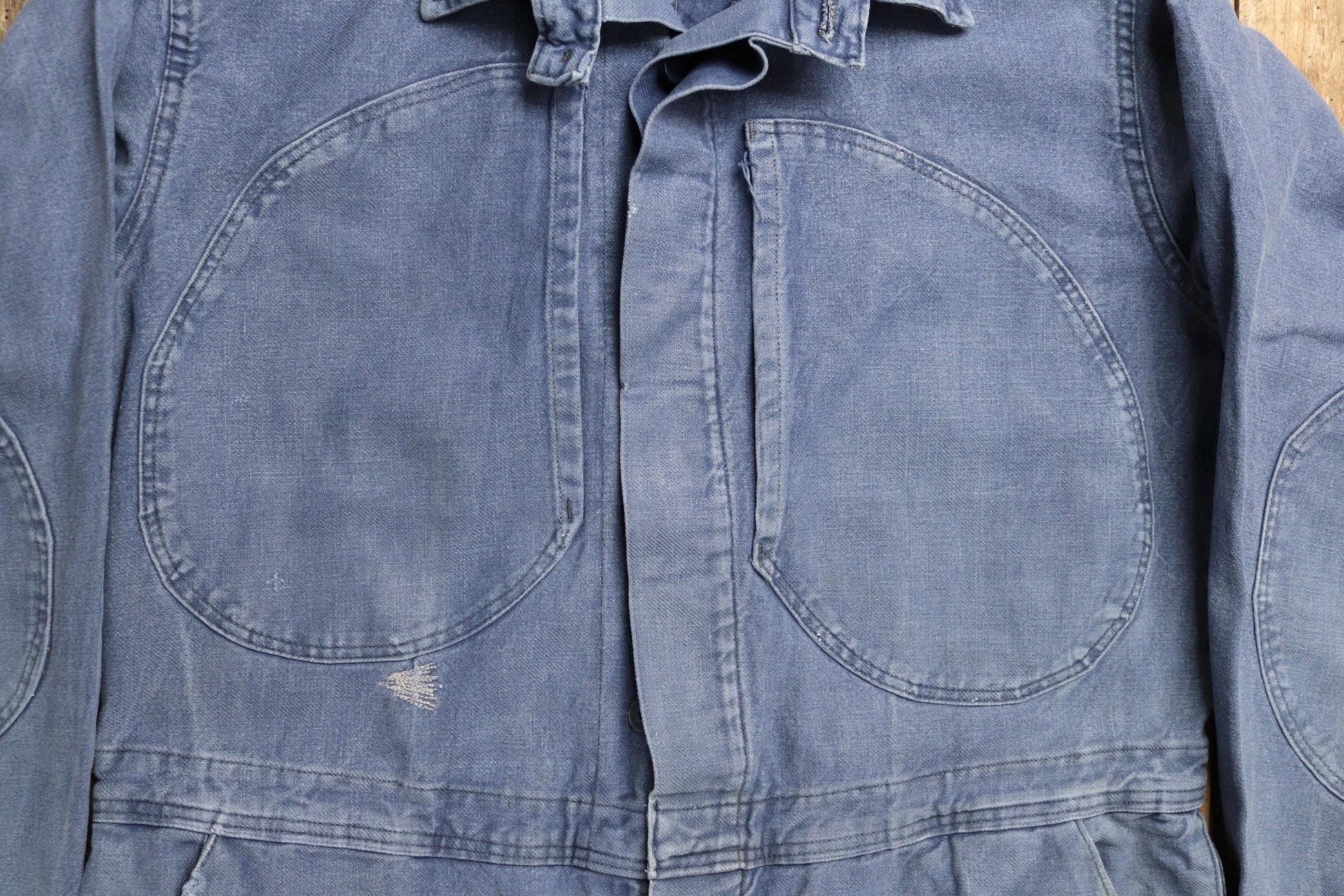 Vintage 1950s Swedish tank crew coveralls - military workwear - boiler suit - 47" x 39" x 30"