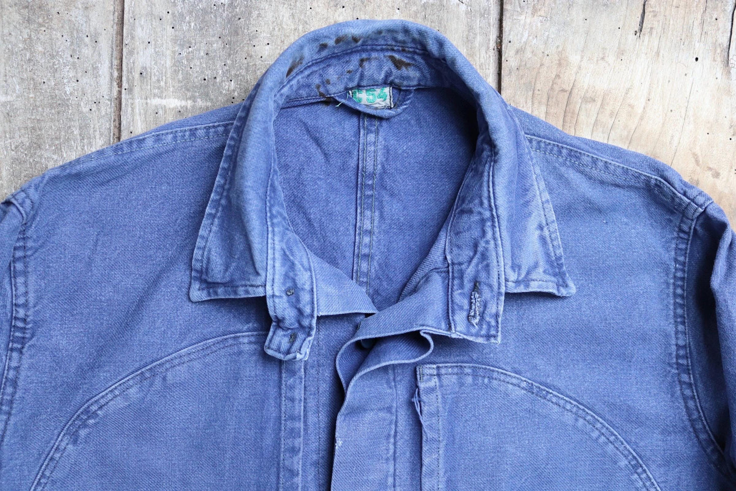 Vintage 1950s Swedish tank crew coveralls - military workwear - boiler suit - 47" x 39" x 30"