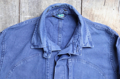 Vintage 1950s Swedish tank crew coveralls - military workwear - boiler suit - 47" x 39" x 30"