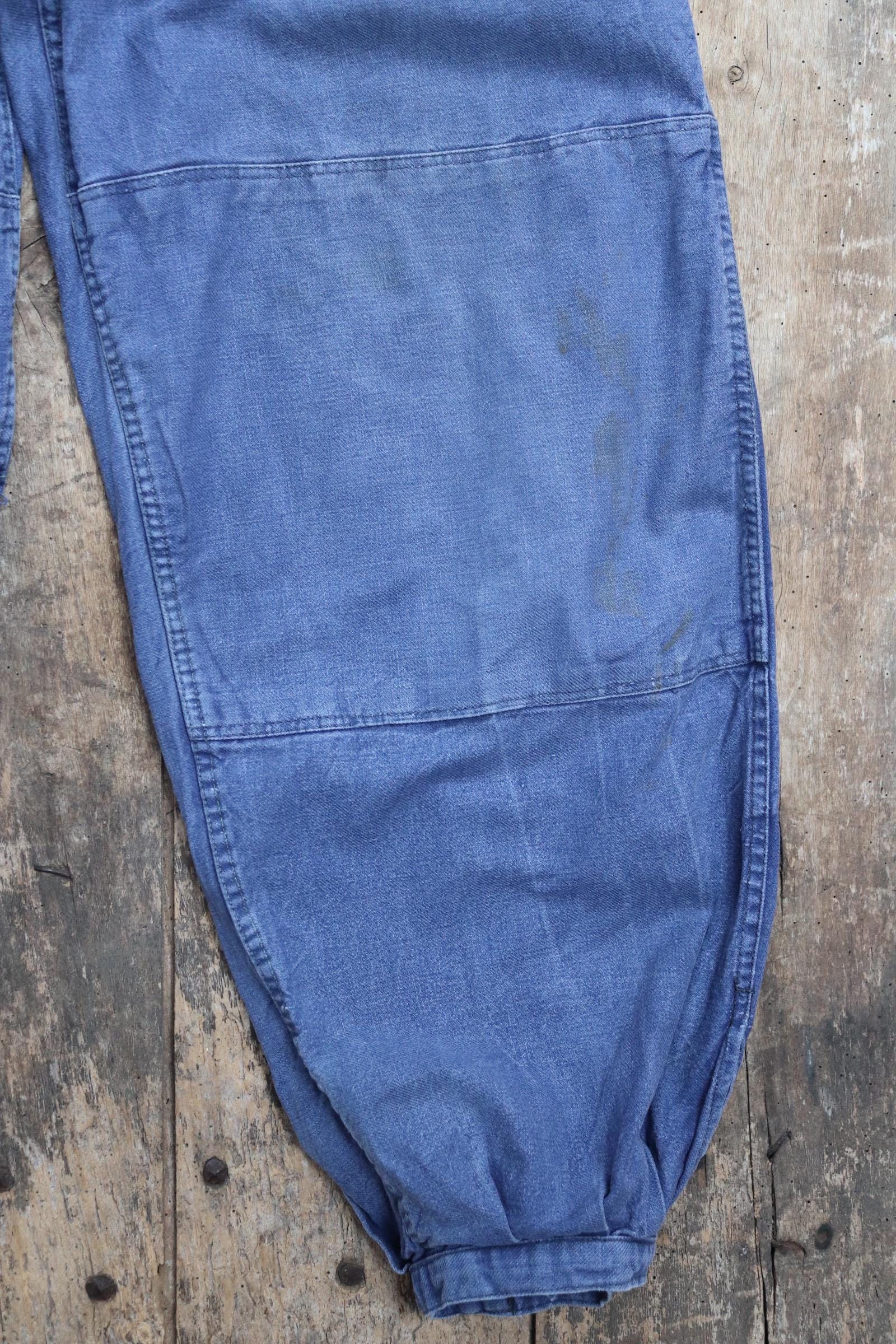 Vintage 1950s Swedish tank crew coveralls - military workwear - boiler suit - 47" x 39" x 30"