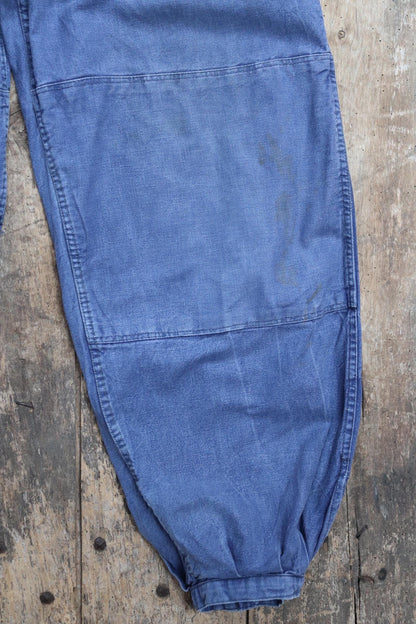 Vintage 1950s Swedish tank crew coveralls - military workwear - boiler suit - 47" x 39" x 30"