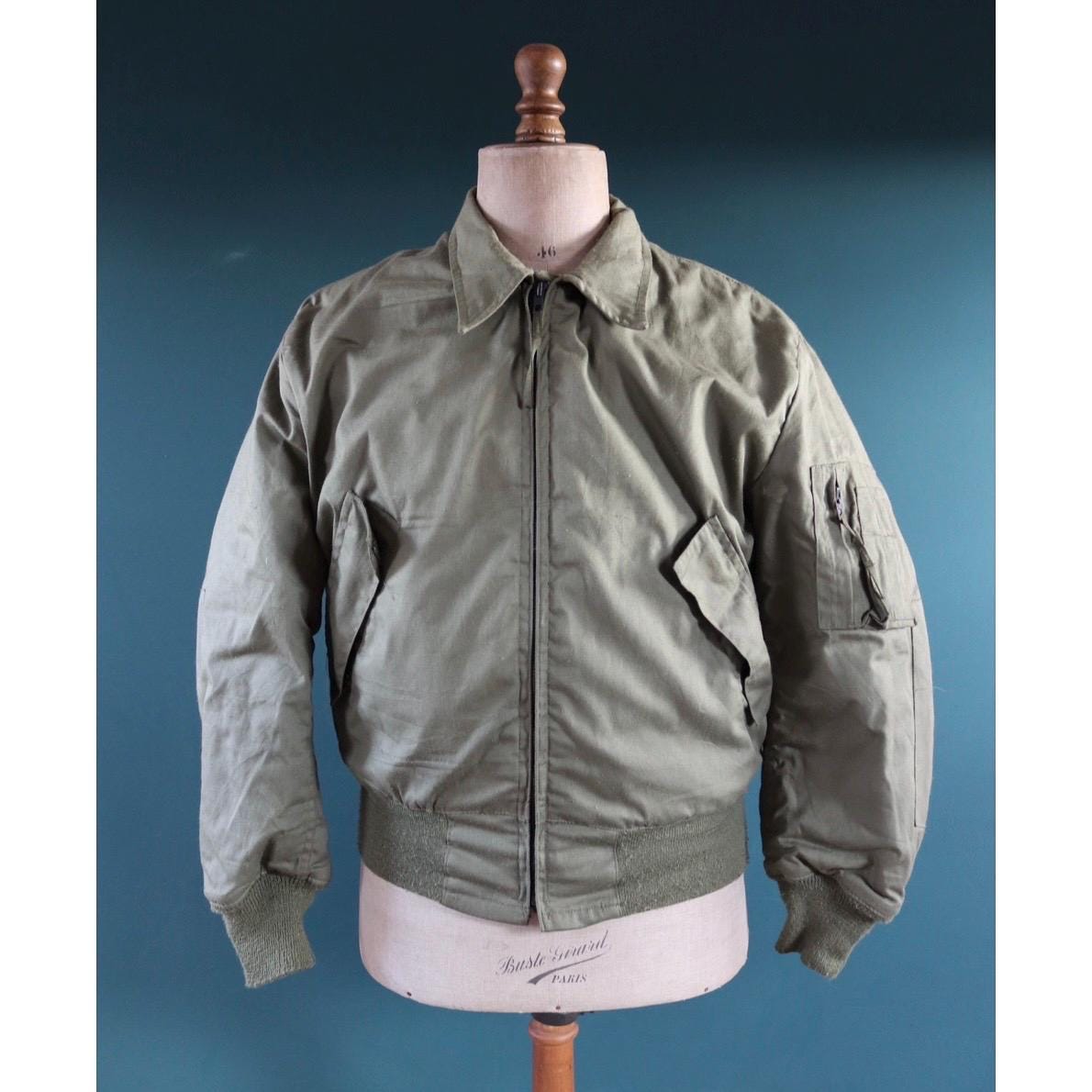 Vintage 1980s USAF CWP cold weather flight jacket - US military - 42" chest